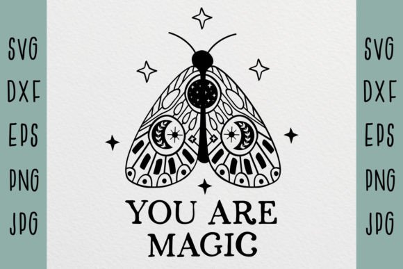 Download Celestial Moth Svg, Magic Clipart, - Art Collection