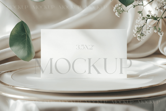 Download 3.5x2 Card Mockup, Place Card PSD - Place Collection