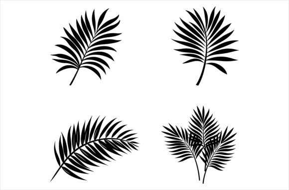 Download Jungle Hawaii Palm Tree Leaf Silhouette - Silhouette Collection
