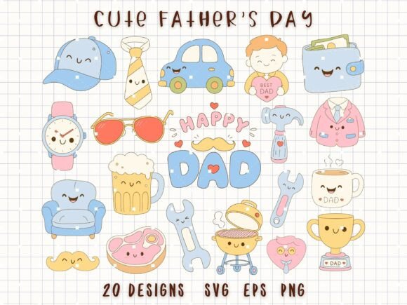 Download Fathers Day Clipart Dad Life SVG - Art Collection