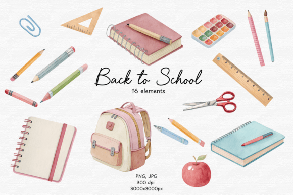 Download Back to School Clipart - Art Collection
