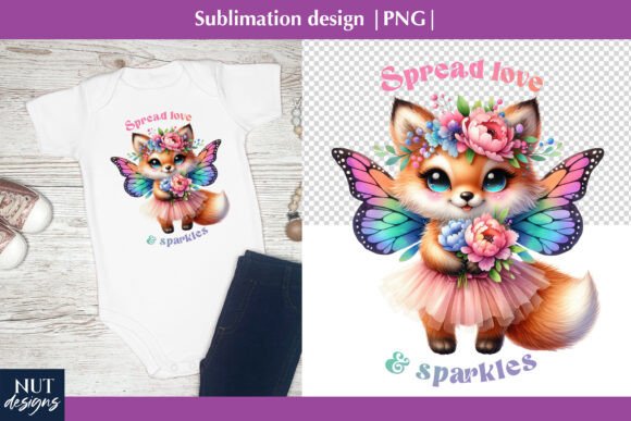 Download Fox Baby Quote Spread Love &amp; Sparkles - Premium Resources