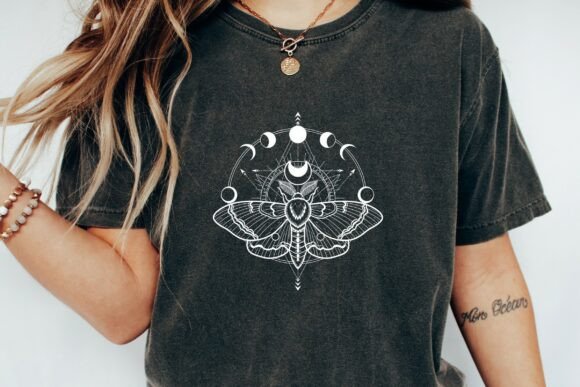 Download Mystic Celestial Moth SVG PNG Clip Art_1 - Art Collection