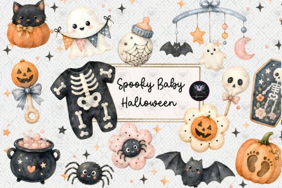 Download Spooky Baby Halloween Clipart - Art Collection