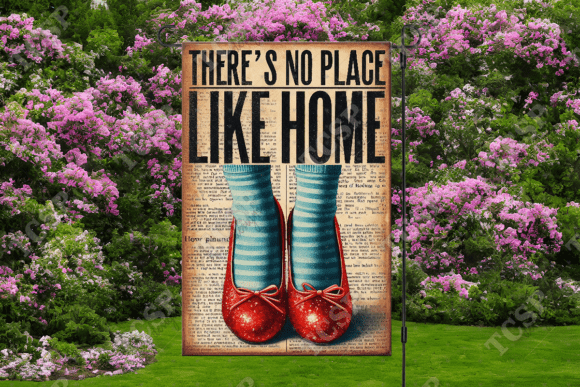 Download No Place Like Home Garden Flag - Place Collection