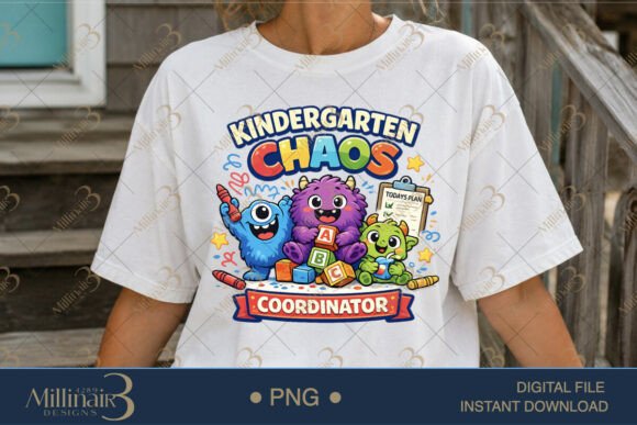 Download Kindergarten Chaos Coordinator PNG, Cute - Art Collection