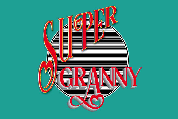 Download Super Granny Vector Quote Illustration - Premium Resources