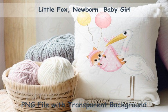 Download Little Fox, Newborn Baby Girl Clip Art - Art Collection