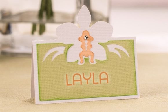 Download Orchid Place Card - Place Collection