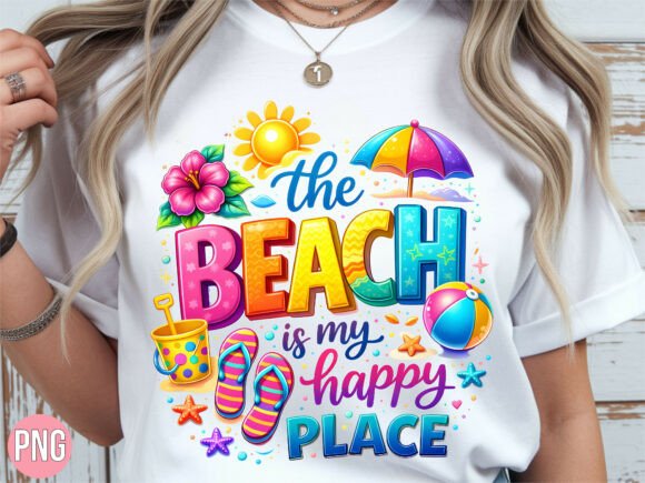 Download The Beach is My Happy Place Summer PNG - Place Collection