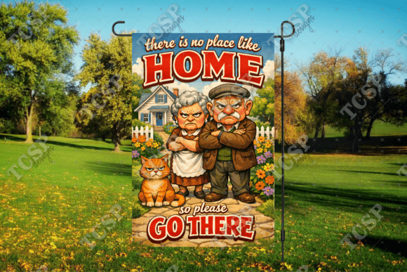 Download Grumpy No Place Like Home Garden Flag - Place Collection